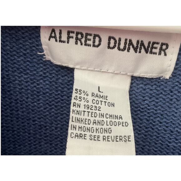 Vintage Alfred Dunner Large Cardigan Sweater Grandma Core - Picture 6 of 7